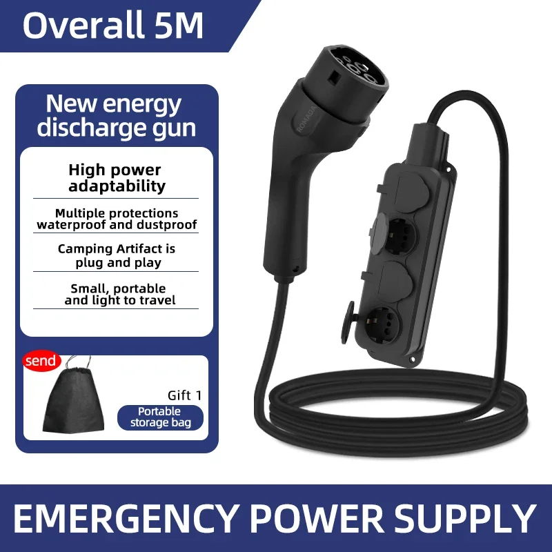 ポータブル16A 4KW電気自動車EV充電器V2Lケーブルサ - Ac Outdoor Power のレビューと価格