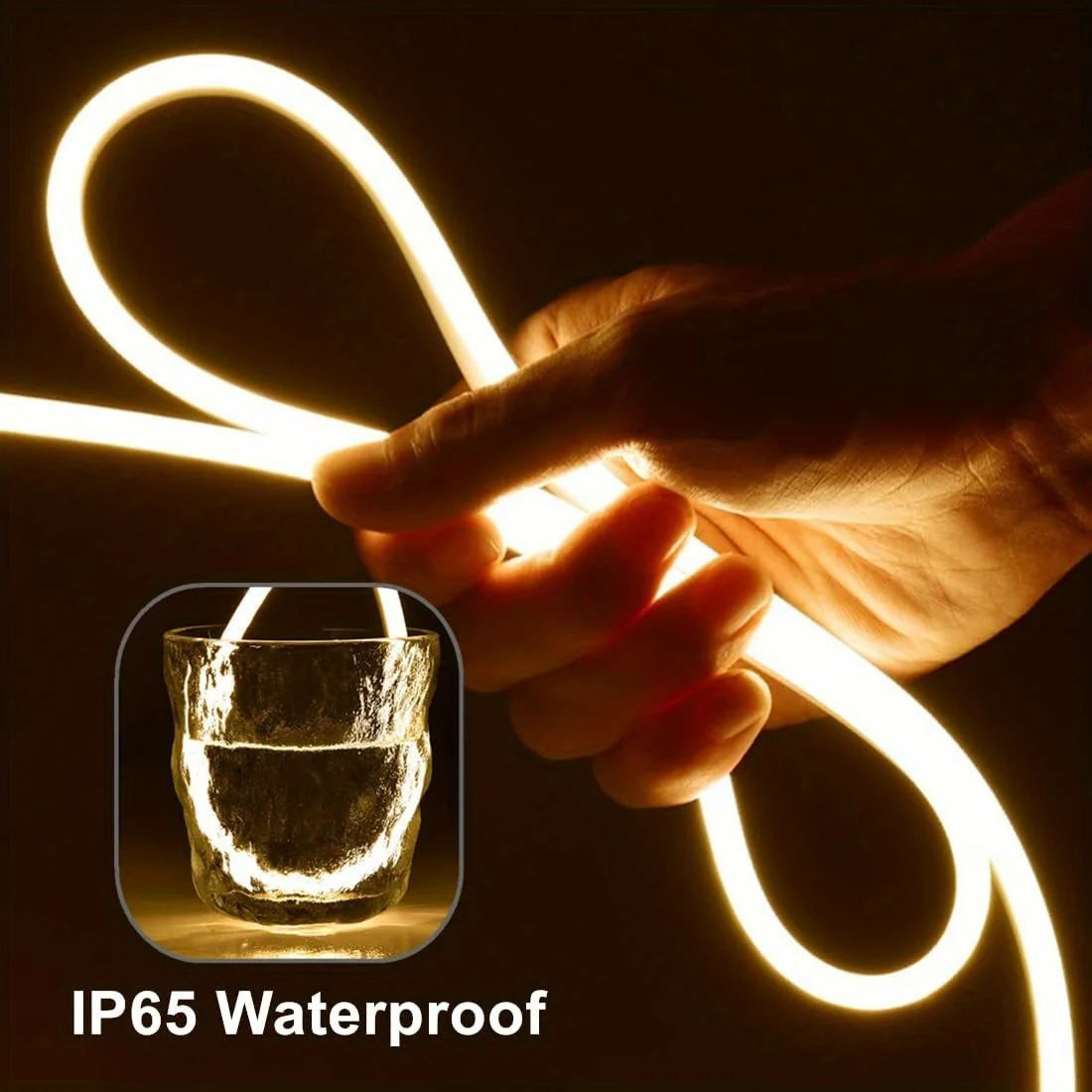 モーションセンサーネオン LED ライトストリップ USB  - Outdoor Power Strip Weatherproof のレビューと価格