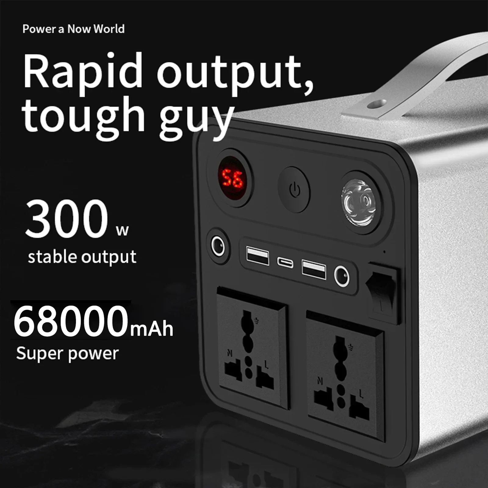 Purfield-ポータブル発電所、発電機バッテリー、AC  - Ac Outdoor Power のレビューと価格