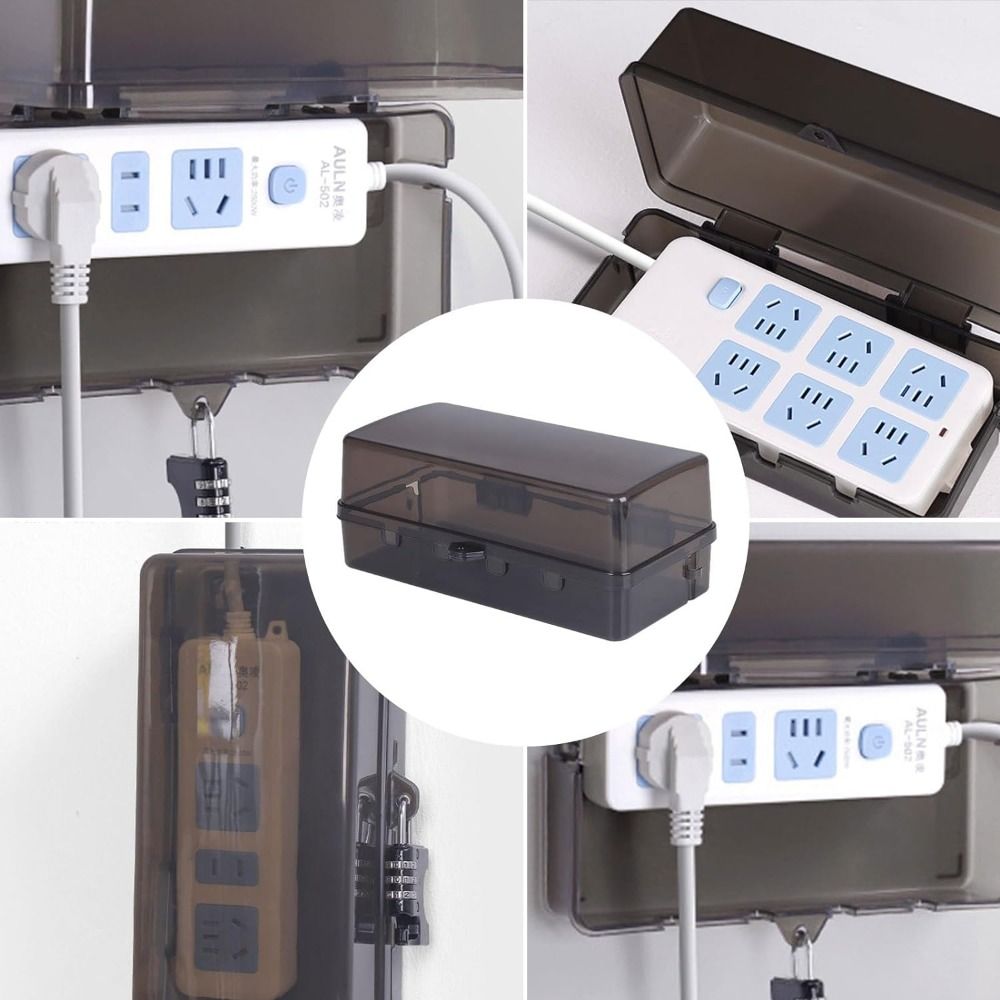 耐久性のあるプラスチック製プラグボックス盗難防止耐候性延長コ - Outdoor Power Strip Weatherproof のレビューと価格