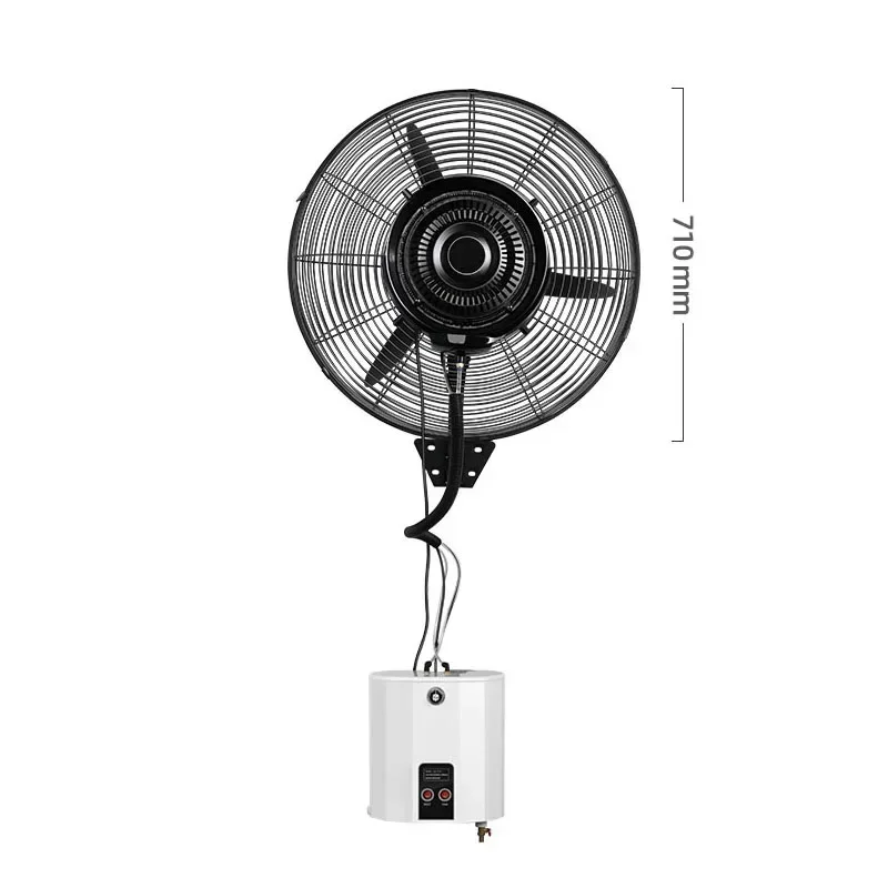 220v 電気壁掛け工業用スプレーファン冷却屋外ミスト水冷加 - Ac Outdoor Power のレビューと価格