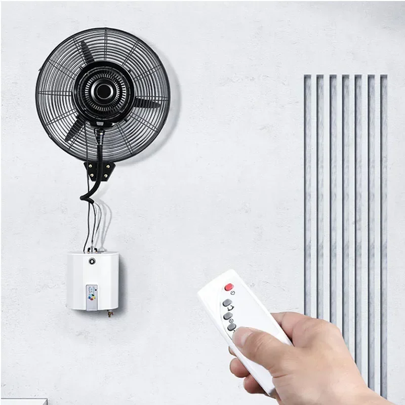 220v 電気壁掛け工業用スプレーファン冷却屋外ミスト水冷加 - Ac Outdoor Power のレビューと価格
