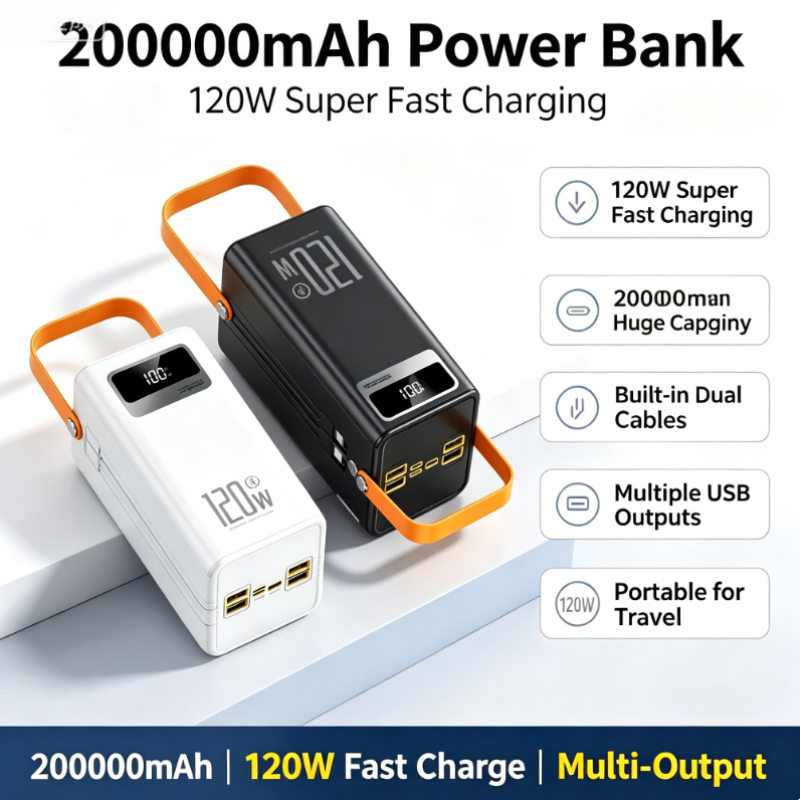 120W急速充電対応、500000mAhの大容量モバイルバッ - Outdoor Power Adapter Usb C のレビューと価格