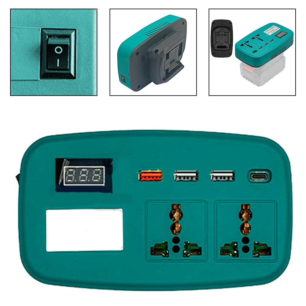 120 ワットリチウム電池インバーター DC から AC 2 - Ac Outdoor Power のレビューと価格