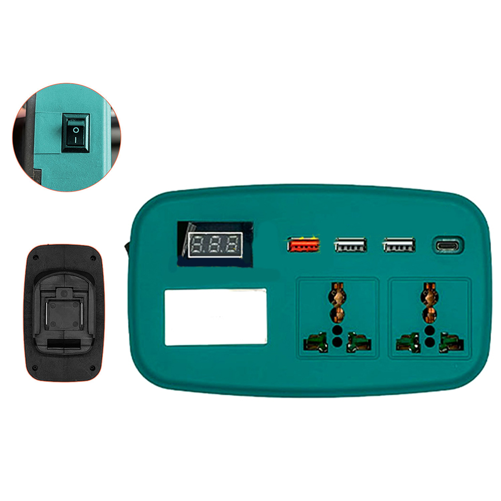 120 ワットリチウム電池インバーター DC から AC 2 - Ac Outdoor Power のレビューと価格
